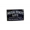 Image 1 : "Mutual Benefit Life"  Porcelain Sign
