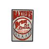 Image 1 : "Baxters Drum" tin embossed sign  9 x 1