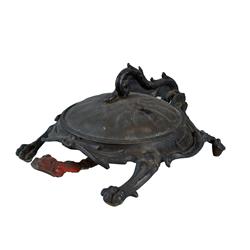 Early "Dragon" Turtle Shaped Spitoon