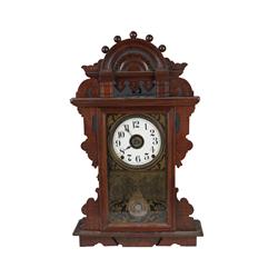 Seth Thomas Ornate Wooden Mantle / Kitc