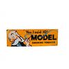 Image 1 : "Model"  Tobacco  porcelain sign  12 x 