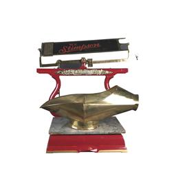 Stimpson Sq Base Hardware Scale (Maroon