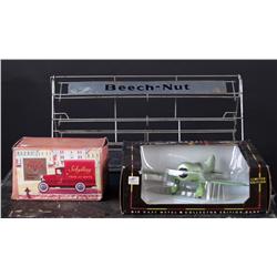 Lot of 3 Gum Items:  Beech-nut tray, Wr