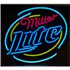 Image 1 : Neon Sign:  Miller Lite Beer     Yellow