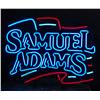 Image 1 : Neon Sign:  Samuel Adams  Neon Flag