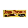 Image 1 : "John Ruskin Cigar"   tin embossed sign