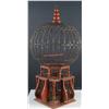 Image 1 : Victorian, Wire Bird Cage Shaped like a