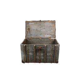 Wells Fargo & Co. Wooden Trunk