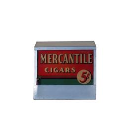 "Mercantile Cigars"  light-up counter-t