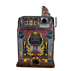 50 cent Jennings "Peacock"  Slot Machine