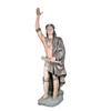 Image 1 : "Chief Pontiac"  life size figure and p