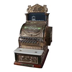 Model 317 All Bronze National Cash Regi