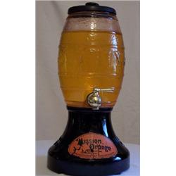1930's "Mission Orange" Syrup Dispenser