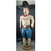 Image 1 : Carved  Wooden "Lifesize" Cowboy  5 ft 