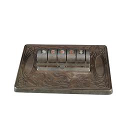 Circa 1910 Cast-Iron Poker / Dice Gambl