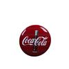Image 1 : Coca-Cola  24"   "Button Sign"  w/ Bott