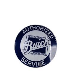 "BUICK"  40" Round  1-sided porcelain s