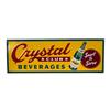 Image 1 : "Crystal Club"  tin embossed sign  10 x