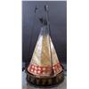 Image 1 : Large Tee-Pee Shaped Hanging Lamp