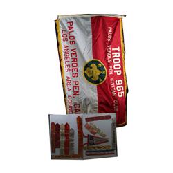 Framed Boy Scout Pennants & 1 Big Boy S