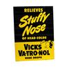 Image 1 : Vicks Nose Drops Sign  1947  17 x 23 "
