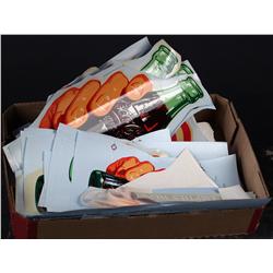 Lot of Coke Decals  Bottles, Sprite Boy