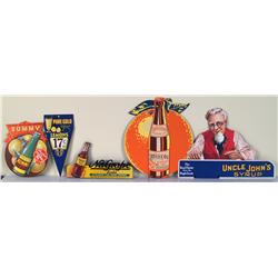 Lot of 5 Small Cardboard Store Displays