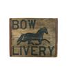 Image 1 : "Bow Livery"  Stable Sign  Livingston,