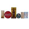 Image 1 : Lot of 6 misc Soda-Pop signs: