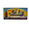 Image 1 : "Nu Icy"  tin embossed sign  12 x 23"
