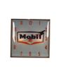 Image 1 : 1950's Sq Clock "Chevron Mobil w Flying