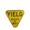 Image 1 : Jeweled & Porcelain Road Sign  "Yield R