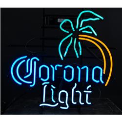 Corona Lite w/Palm Tree Neon