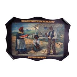 Paul Jones & Co.  Curled Edge Tin Sign