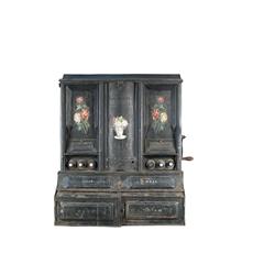 Early Tin "Chuck Wagon Kitchen" w/origi