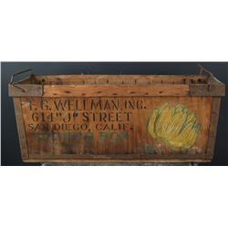 Old wooden Banana Box