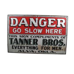 Large Handpainted Wood Trade Sign  48 x