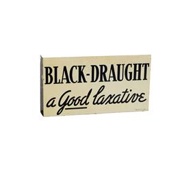 "Black Draught Laxative"  tin 2-sided f