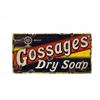 Image 1 : "Gossages" Dry Soap  Porcelain Sign  (h