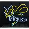 Image 1 : Neon Sign:  "Mickeys"  Neon Hornet Sign