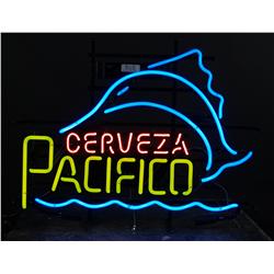 Neon Sign:  "Pacifico"  Baby Sailfish