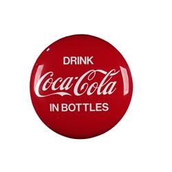 Coca-Cola 24 "  Round Button Sign  Rest