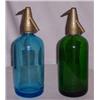 Image 1 : Lot of 2 Seltzer Bottles marked...