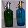 Image 1 : Lot of 2 Seltzer Bottles marked...
