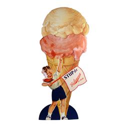 Hidleman's Ice Cream Sign      Easel Ba