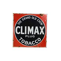"Climax" Plug Tobacco porcelain sign  g