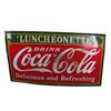 Image 1 : Coca Cola Porcelain Outdoor Sign 54 x 9
