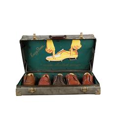 Knapp Shoes  Salesman Sample Case w Sho