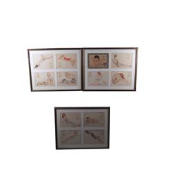 Full 12 month "Vargas" Calendar  set in