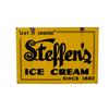 Image 1 : Steffen's Ice Cream"  2-sided porcelain